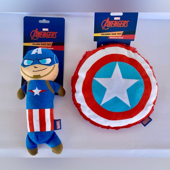 NWT - Dog Toys, Marvel Avengers, Set of 2 - Picture 1 of 2